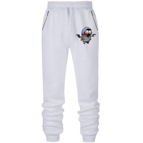 Штаны из футера без начеса Миньон - гангстер