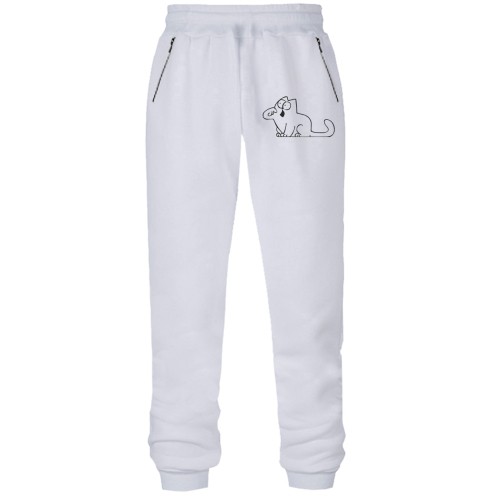 Штани з футера без начісу 