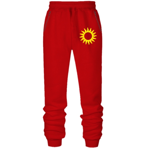 Штани з футера без начісу сонечко