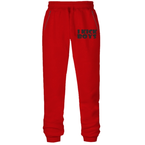 Штани з футера без начісу I KICK BOYS