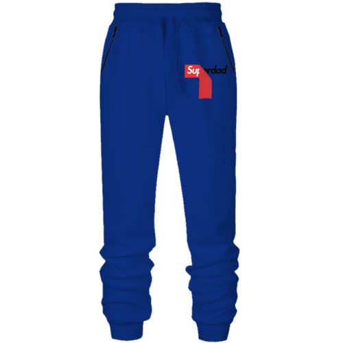 Штани з футера без начісу Superdad