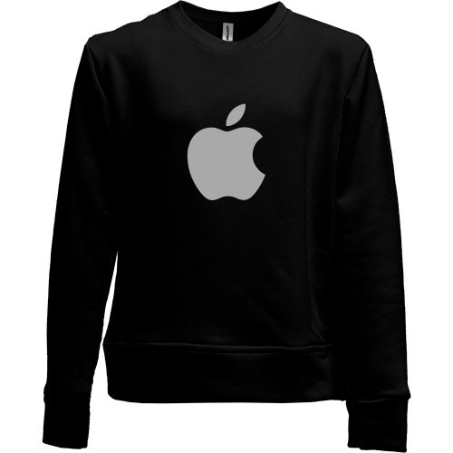 Дитячий світшот без начісу з голографічним логотипом Apple