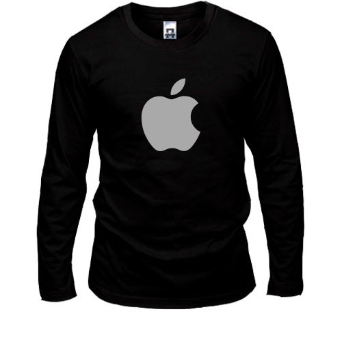 Мужской лонгслив с голографическим логотипом Apple