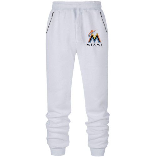 Штани з футера без начісу Майамі Марлінс