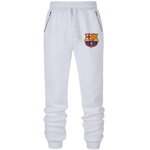 Штани з футера без начісу FC Barcelona
