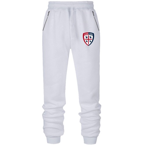 Штани з футера без начісу ФК Кальярі