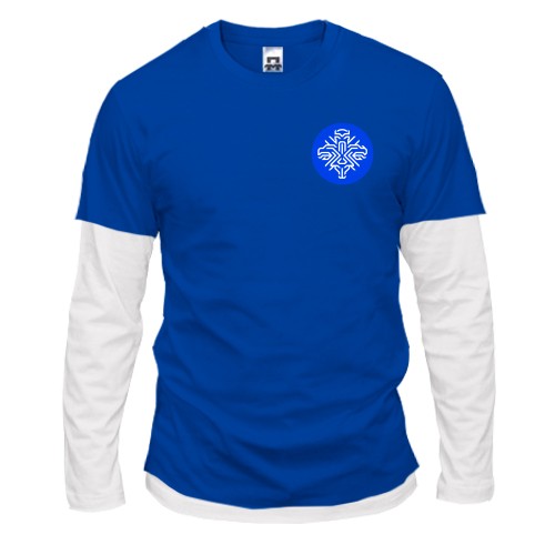 Комбинированный лонгслив Сборная Исландии