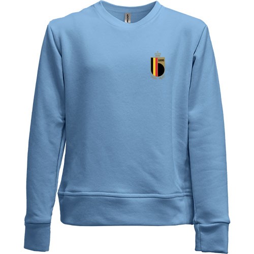 Дитячий світшот без начісу Збірна Бельгії