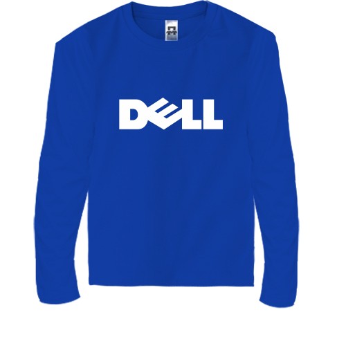 Детский лонгслив с логотипом Dell