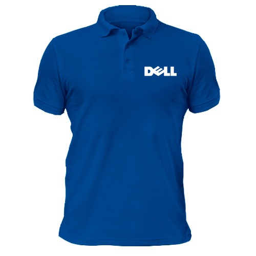 Мужская футболка-поло с логотипом Dell