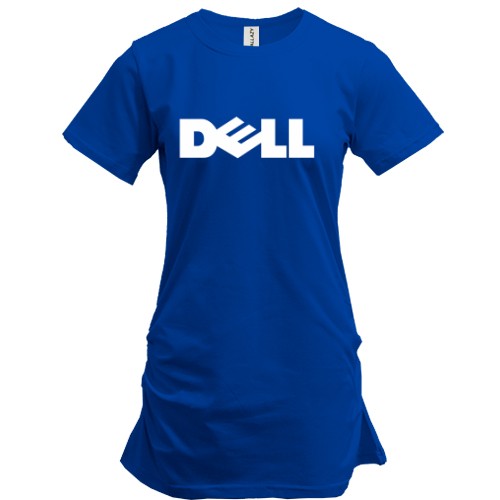 Удлиненная футболка с логотипом Dell