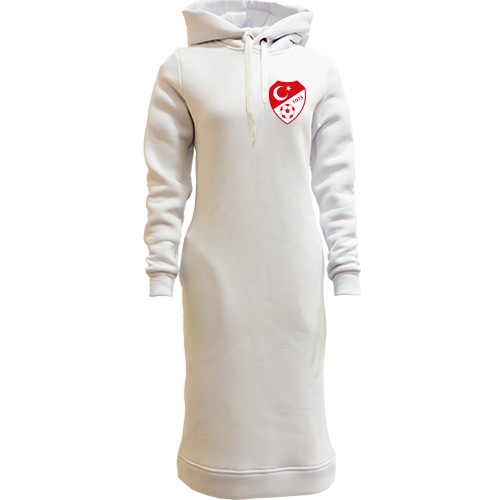 Женская толстовка-платье Сборная Турции по футболу