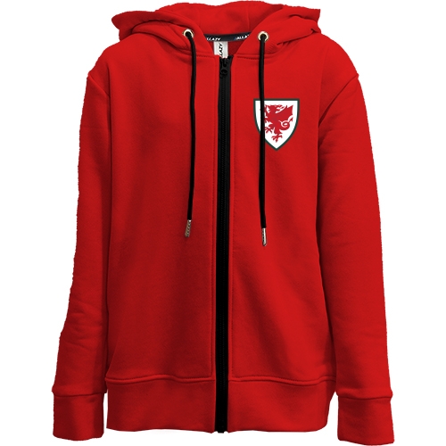 Дитяча худи на блискавці Збірна Уельсу по футболу