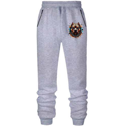 Штаны из футера без начеса Питбуль АРТ