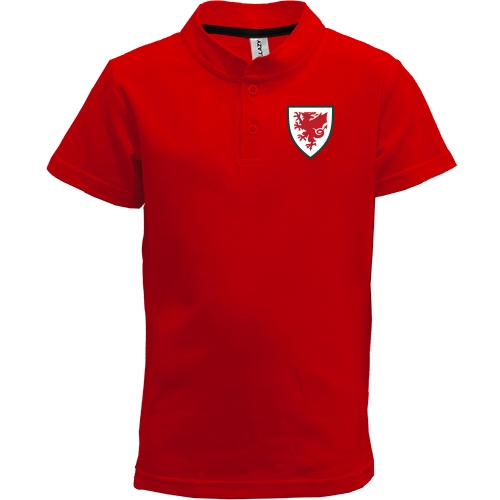 Детская футболка поло Сборная Уэльса по футболу