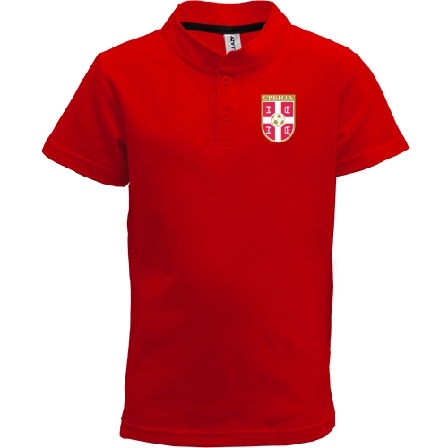 Детская футболка поло Сборная Сербии по футболу
