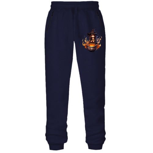 Штани з футера без начісу Відьма з котлом зілля (2)