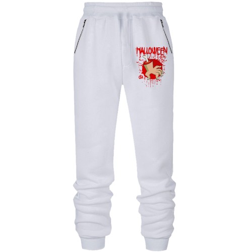 Штани з футера без начісу Halloween (Кисть руки)