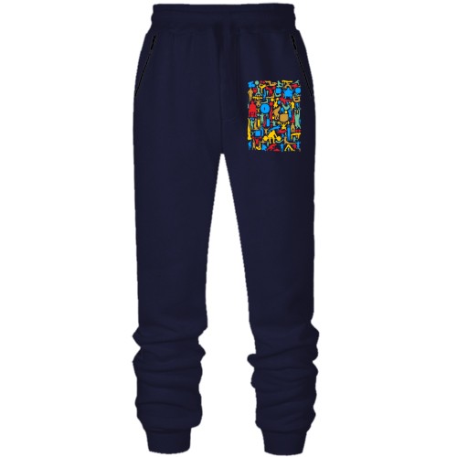 Штаны из футера без начеса Виды спорта