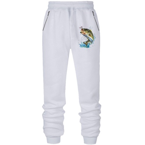 Штаны из футера без начеса Рыба с наживкой (2)