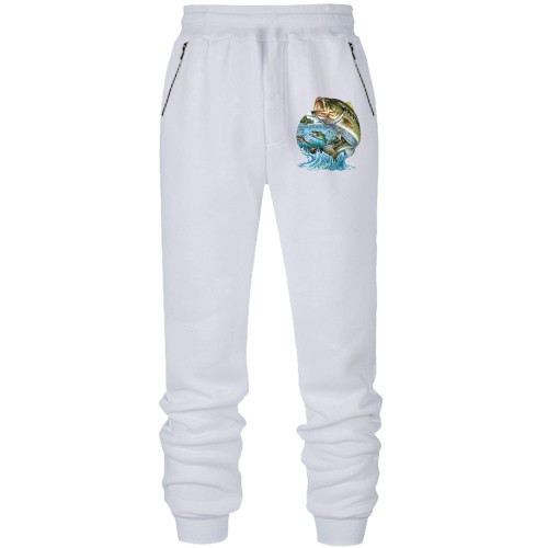 Штани з футера без начісу Рибалка з рибою (арт) 2