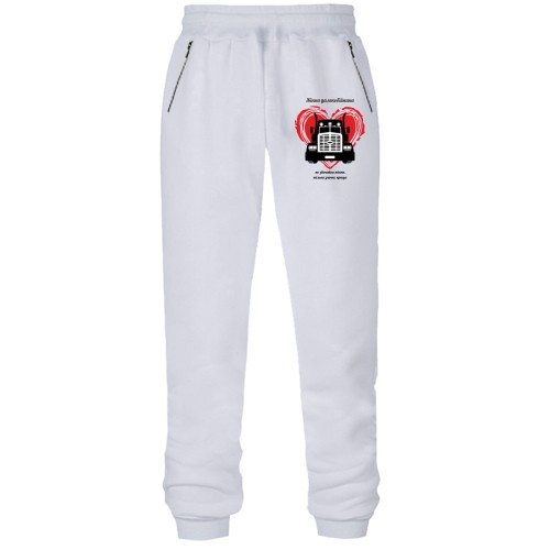 Штани з футера без начісу Жінка далекобійника (2)