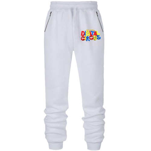 Штани з футера без начісу Дивовижний Цифровий Цирк