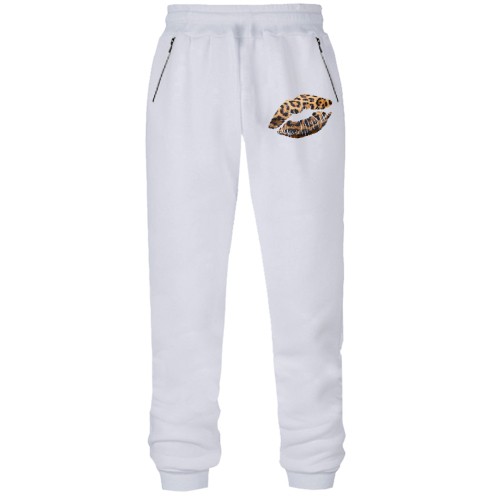 Штаны из футера без начеса Leo Lips