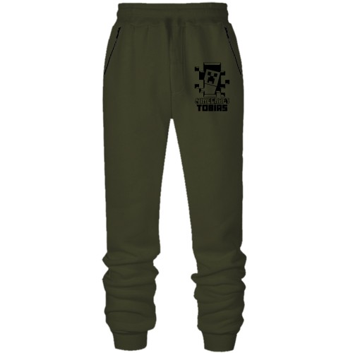 Штани з футера без начісу Minecraft Tobias