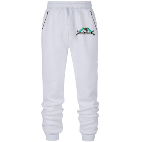 Штани з футера без начісу Minecraft Blades