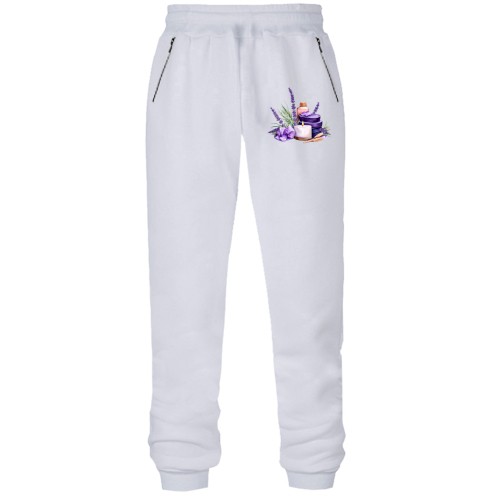 Штаны из футера без начеса 