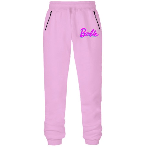 Штани з футера без начісу Barbie