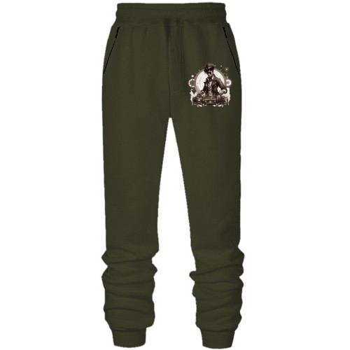 Штани з футера без начісу 