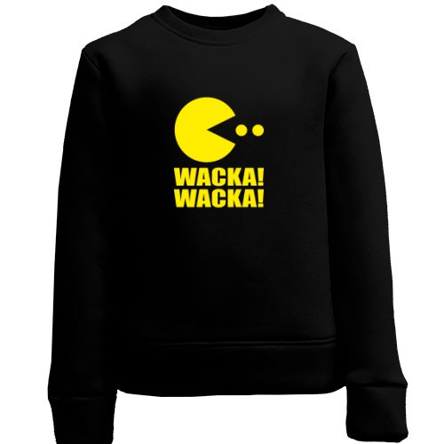 Дитячий світшот із персонажем Пакманом та написом «WACKA! WACKA!»
