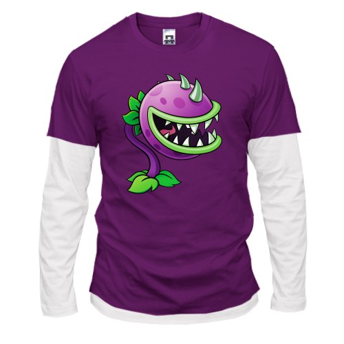 Комбинированный лонгслив Plants vs. Zombies