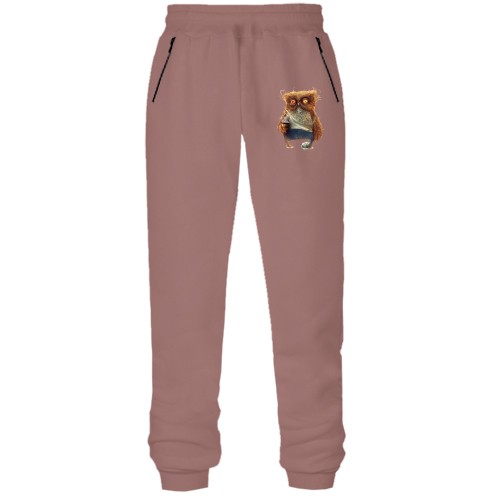 Штаны из футера без начеса 