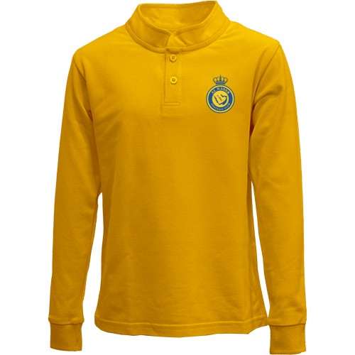 Детский лонгслив поло ФК Аль-Наср