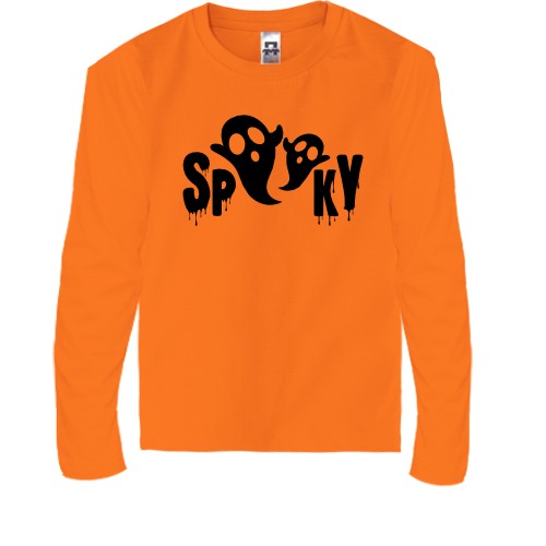 Детская футболка с длинным рукавом Spooky