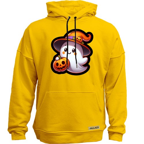 Худи без начісу Маленький привид з гарбузом