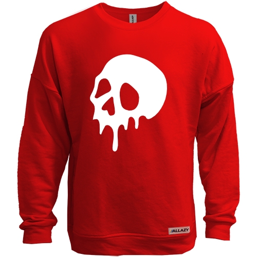 Світшот без начісу Таючий череп