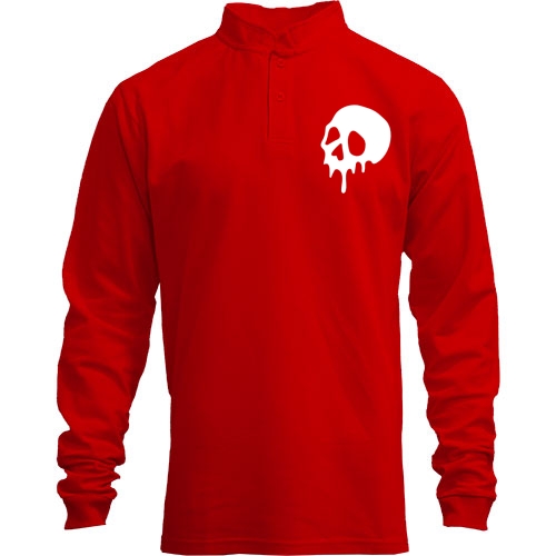 Лонгслів поло зі стійкою Таючий череп