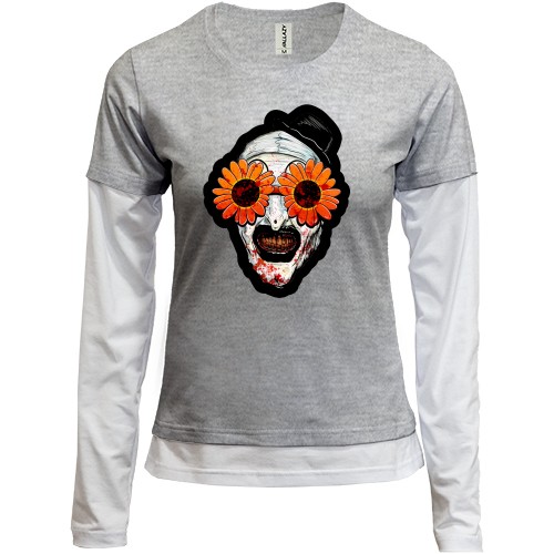 Комбінований лонгслів Жахаючий (2)