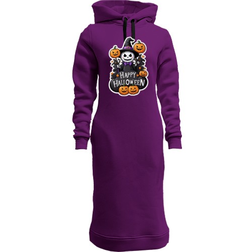 Женская толстовка-платье Хэллоуин (2)
