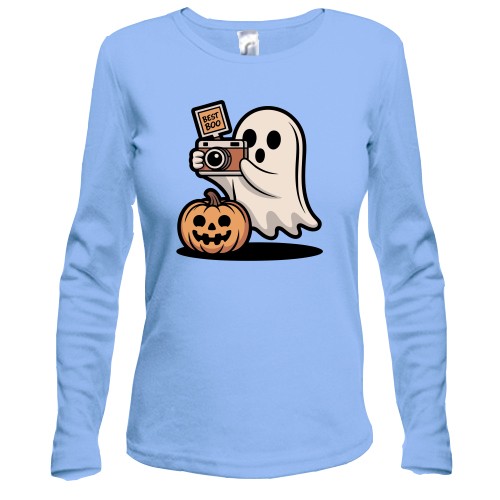 Лонгслив Привидение с фотоаппаратом