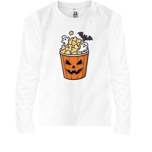 Дитяча футболка з довгим рукавом Попкорн (Helloween)