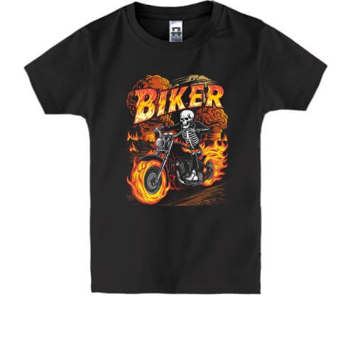 Дитяча футболка Fire Biker