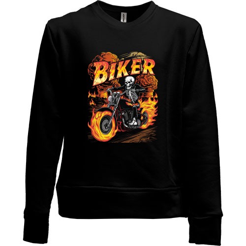 Дитячий світшот без начісу Fire Biker