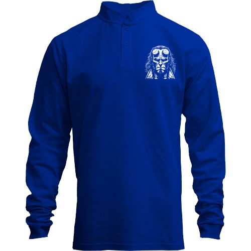 Лонгслив поло со стойкой Hellboy