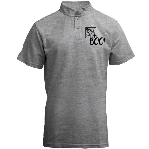 Футболка з коміром стійкою Boo!