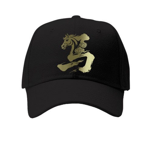 Кепка з ієрогліфом коня